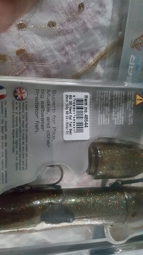 Savage Gear 3D hard eel tail bait 25cm 109g