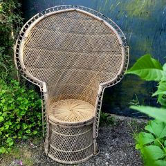 Mid-century emmanuelle peacock chair