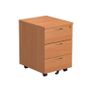 NEW 3 Drawer Mobile Under Desk Pedestal. Image 2