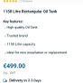 1150ltr oil tank,brand new Image 2