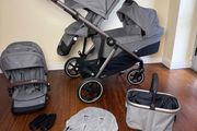 Cybex Gazelle S double pram twin buggy travel system