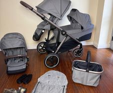Cybex Gazelle S double pram twin buggy travel system