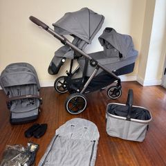 Cybex Gazelle S double pram twin buggy travel system