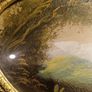 Vintage Oil on Board in a Decorative Metal Gilded Frame Image 8