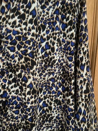 Leopard print blouse size 14