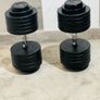 2 X 57.5 Kg Jordan Branded Dumbbells   115kg Total Image 6
