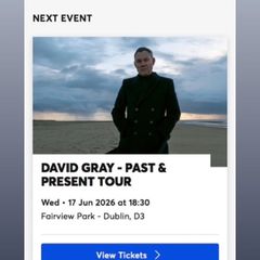 David Gray Front Standing Tickets