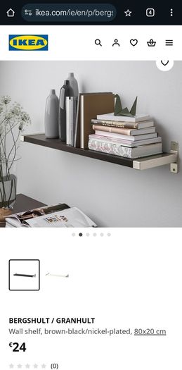 Black Ikea Shelving