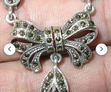 very nice vintage sterling silver necklace.