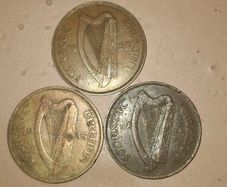 1935 Irish Pennys