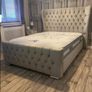 Double & King Size Bed Frame With Mattress Opt Image 8