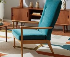 Vintage Retro MidCentury Armchair