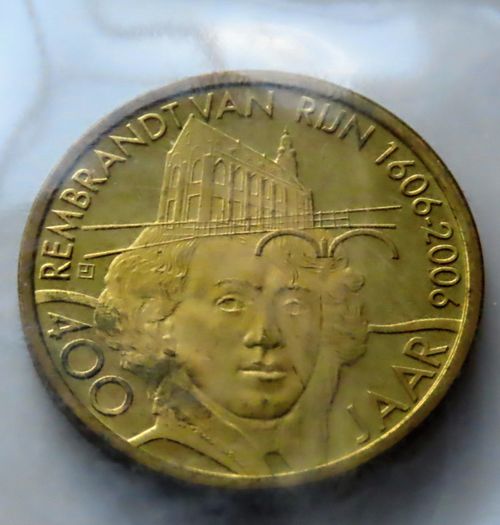 Rembrandt Complete 5 x UNC coins set Leiden local currency - Royal Dutch Mint 2006