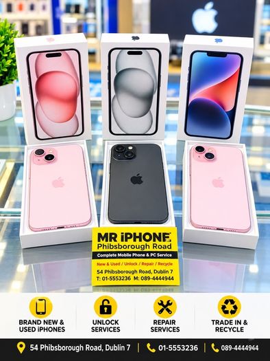 Iphone 15 128gb Like New Sim Free Shop Receipt And Warranty