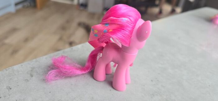 Pinkie Pie with ribbon in hair 3inch Brushable MLP G4 My Little Pony 2010