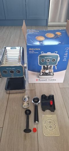 Espresso Machine Russell hobbs Ocean Blue