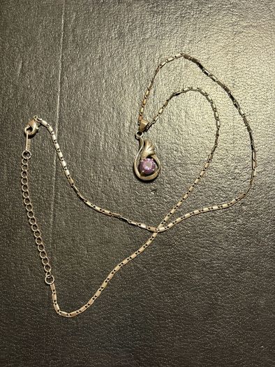 silver necklace