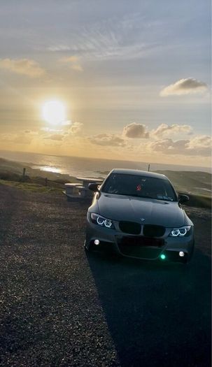 BMW 3 series Blue Halo LED Headlights Pair