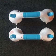 2x bath and shower suction bar air