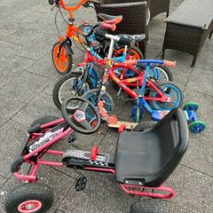 Bikes, Trikes, Go-Kart, Scooters (7 in total)