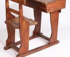 Old school desk
