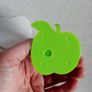 Wall Hook, Plastic Apple, Worm (new). Image 4