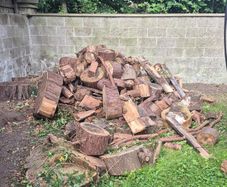 Wood pile