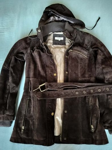 Brown Suede Ladies Coat/Jacket