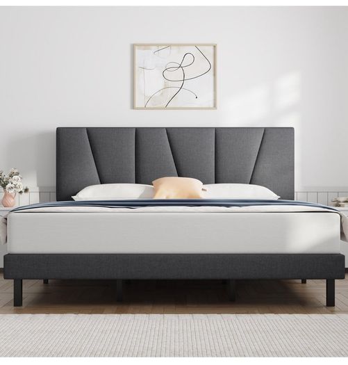 Double Bed Frame Upholstered