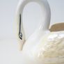 Vintage Belleek Luster Swan Image 2