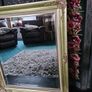 Gold bevelled mirror Image 2