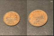 irish 1/2 penny 1949 leat pingin coin