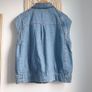 Ba&sh Denim Sleeveless Jacket Size 1 Image 8