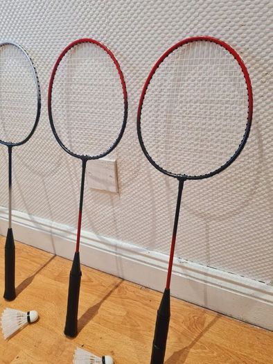 badminton rackets x 4