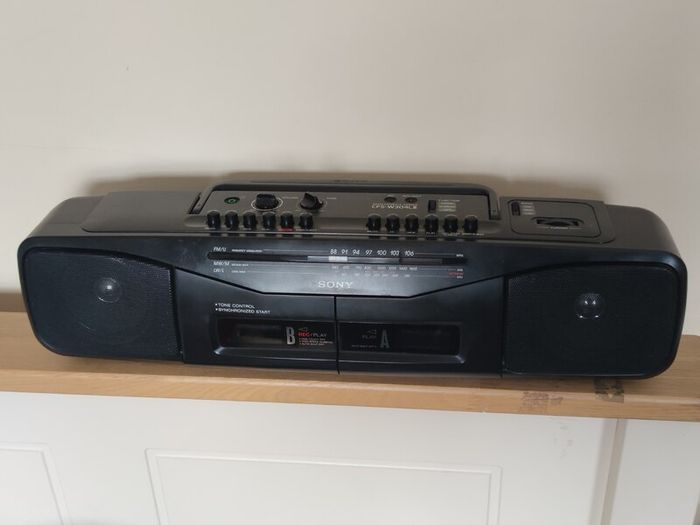 Retro Sony Radio Cassette Recorder Stereo