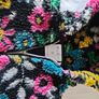 ELSY Outwear Girls Teddy Fleece Jacket - Colourful Floral Sherpa - Made in Italy Image 2