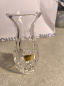 Dublin crystal small bud vase
