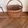 Vintage Traditional  Hand woven Wicker Basket Image 3