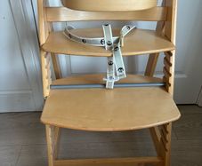 Roba wooden adjustable high chair kids toddler