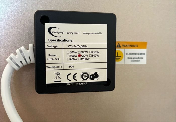 Infra Red Panel. 720 Watt. New