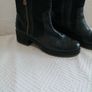 Kanna Ankle Boots Black Leather/Suede Trim (Kanna) Size 40, New Image 3