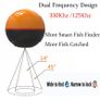 Smart WIFI Sonar Fish Finder, 80M Wireless Distance Range, 60M Depth Range, Sonar Frequency 125Khz/330Khz Fishing Sounder, Wireless Echo Sounder Detect Finder Fishing for Lake Sea Fishing Support OS& Android Image 5