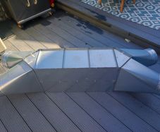 Heat recovery ventilation HRV. Heat exchanger.