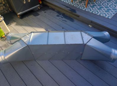 Heat recovery ventilation HRV. Heat exchanger.