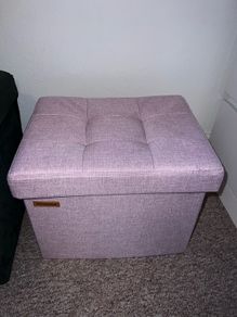 SONGMICS Storage Ottoman, Storage Bench, Footrest, Bed End Stool