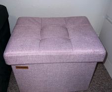 SONGMICS Storage Ottoman, Storage Bench, Footrest, Bed End Stool