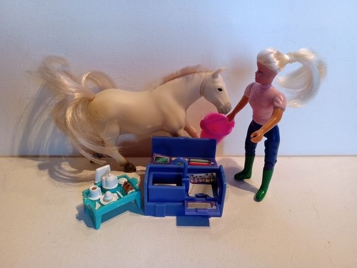 My Beautiful Horses Vintage 90s Horse and Rider