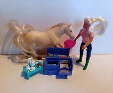 My Beautiful Horses Vintage 90s Horse and Rider