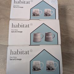 Habitat fine china mugs