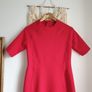 M&s Red Dress Size Uk 12 Image 5